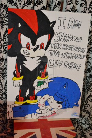 Shadow the hedgehog quote poster by ShadowsLilHoexx