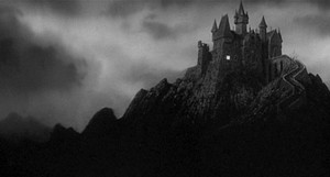 The opening shot of Castle Frankenstein