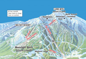 Big Sky Ski Resort Map