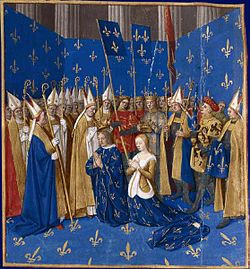 Coronation of the French monarch