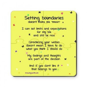 Setting Boundaries doesn't make me mean