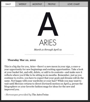 Aries Horoscope March Happy