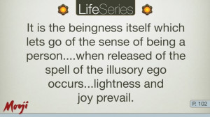 LifeSeries #5 from Psiplex explores more of the quotations Mooji and ...