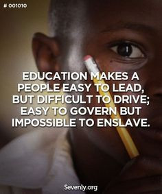 quotes on education black african school child