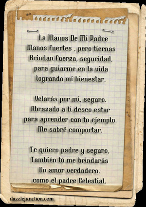 fathers day poems from kids in spanish fathers day poems