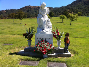 Nazareth Berberian's grave - Forest Lawn, Hollywood Hills