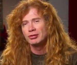 Dave Mustaine, the lead singer of the heavy-metal band Megadeath ...
