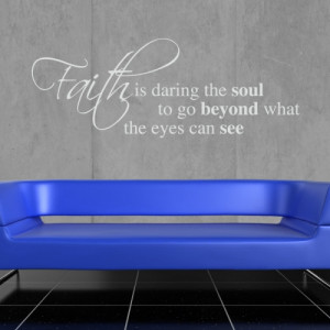Faith Wall Sticker - Wall Quotes