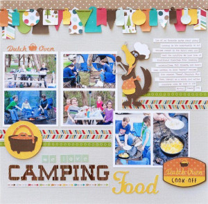 Layout: We Love Camping Food