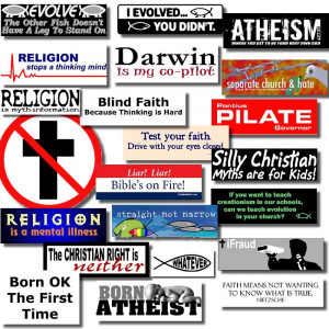 Atheist Bumper Stickers