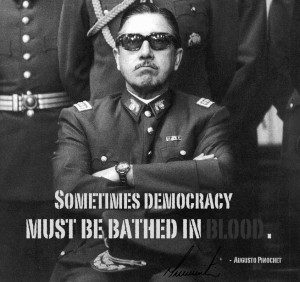 Sometimes democracy must be...