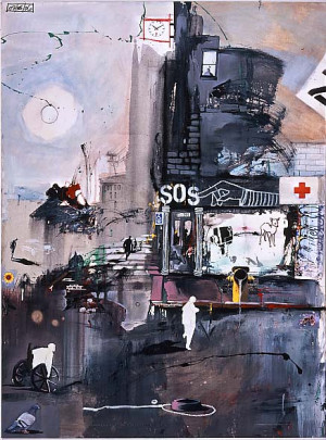 ... Antonius Jansen - Expressionist Urban Paintings by American Artist