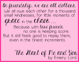Mini Challenge: Love and Friendship Quotes
