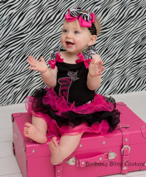 Birthday Hot Pink amp Black Glitter Zebra Princess Petal Pettiskirt ...