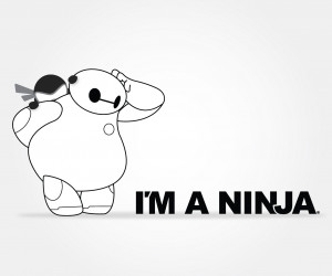... share this post i m a ninja quote big hero and little hero i m a ninja