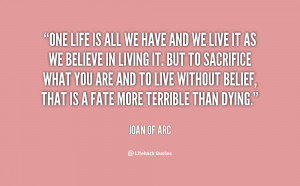 Joan Of Arc Quotes Clinic