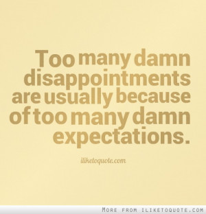 disappointment quotes