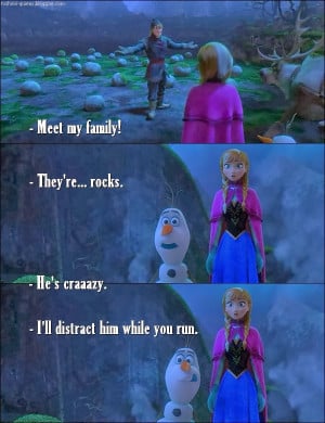 Frozen - Quote - Family of rocks