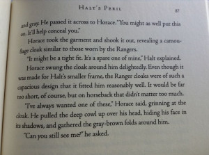 17-14. Day 40. Halts Peril, book 9 of Rangers Apprentice. I find ...