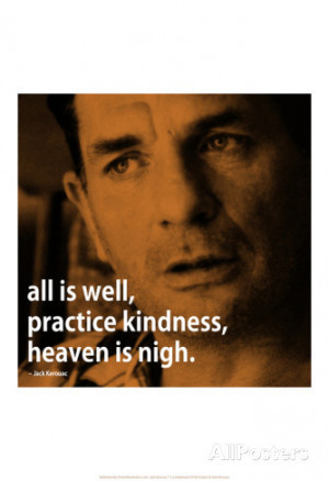 Jack Kerouac Quote Inspire 2 Motivational Poster Poster