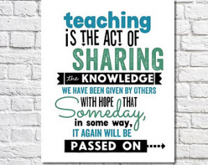 ... Quote Art Classroom Wall Decor Retirement Gift Teacher Appreciation