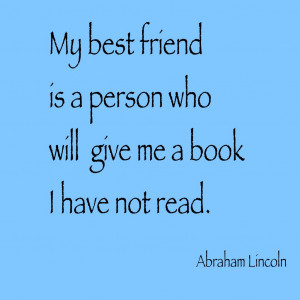 Abraham Lincoln quote about books
