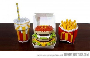 funny McDonalds Lego Burger Fries