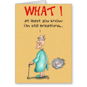 Funny Birthday Cards: Old Fart
