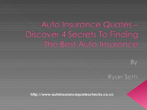 Auto Insurance Quotes Comparison