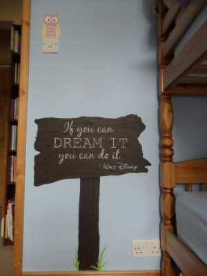 Walt Disney Quote Wall Painting by WDWFreak98