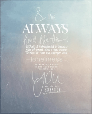 The Only Exception. Paramore.