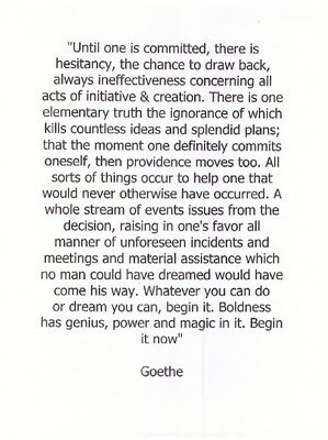 Goethe quote