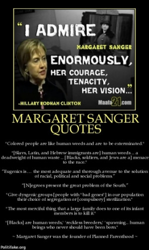 Margaret Sanger Racist Quotes