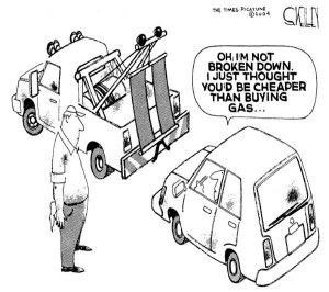 The high price of gas is no laughing matter. Or is it? Enjoy the funny ...