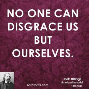 Disgrace Quotes