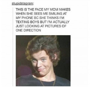 My mom always does this face