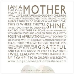 Mother's Manifesto More