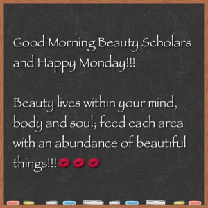 Have A Beautiful Monday Quote Thank you for visiting beauty