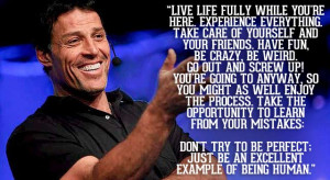 Tony Robbins Quote For Life Inspiration