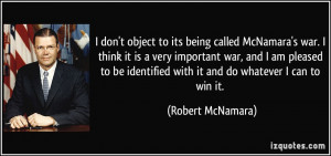 Robert McNamara Quote