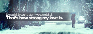 like a shift through a storm we can risk it all.