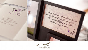 ... ’ photos are displayed during a wedding. It’s just so personal