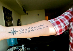 My Guiding Star Campbell Quote Tattoo