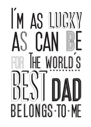 world s best dad print £ 25 00 typographic print for the best dad in ...