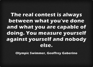Compete with yourself