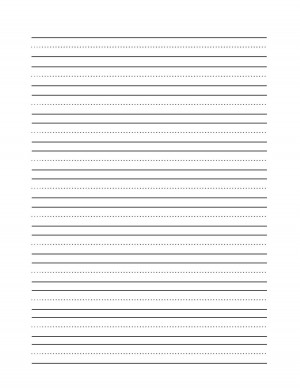 Blank Writing Practice Sheets