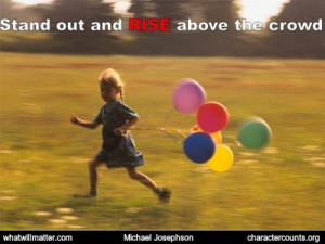 Post image for QUOTE & POSTER: Stand out and RISE above the crowd