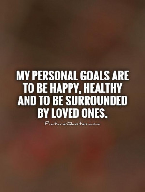 Personal Goals Quotes
