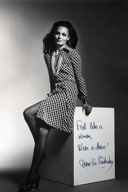 ... , who famously liberated women in the 70s with her iconic wrap dress