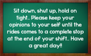 Sarcastic Quotes About Work...